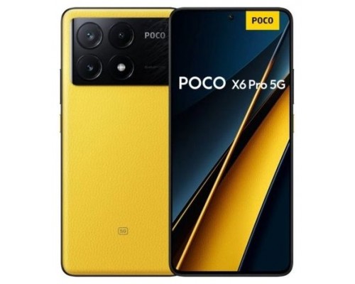 SMARTPHONE POCO X6 PRO 5G 667 FHD+ 120HZ 8GB 256GB YELLOW· (Espera 4 dias)